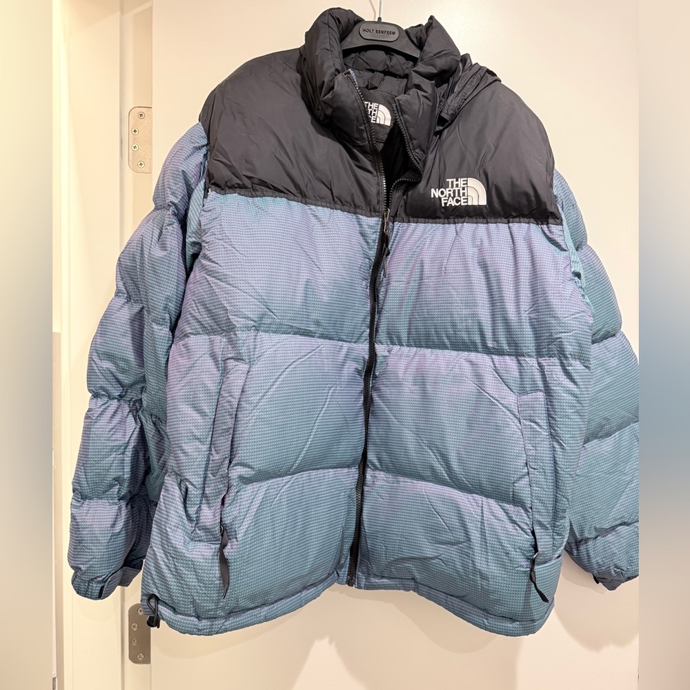 The North Face Black and Blue Puffer Jacket
